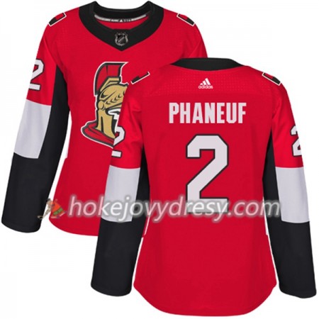 Dámské Hokejový Dres Ottawa Senators Dion Phaneuf 2 Červená 2017-2018 Adidas Authentic